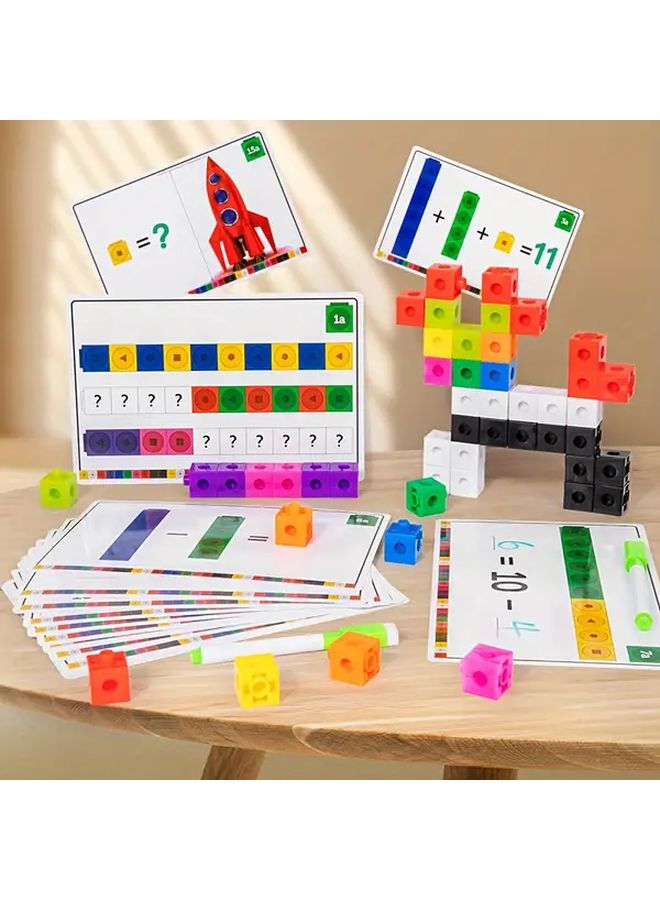 100pcs Magic Cube Building Blocks Set Develops Logic Problem Solving Skills Hand Eye Coordination Educational Toy - Image 2