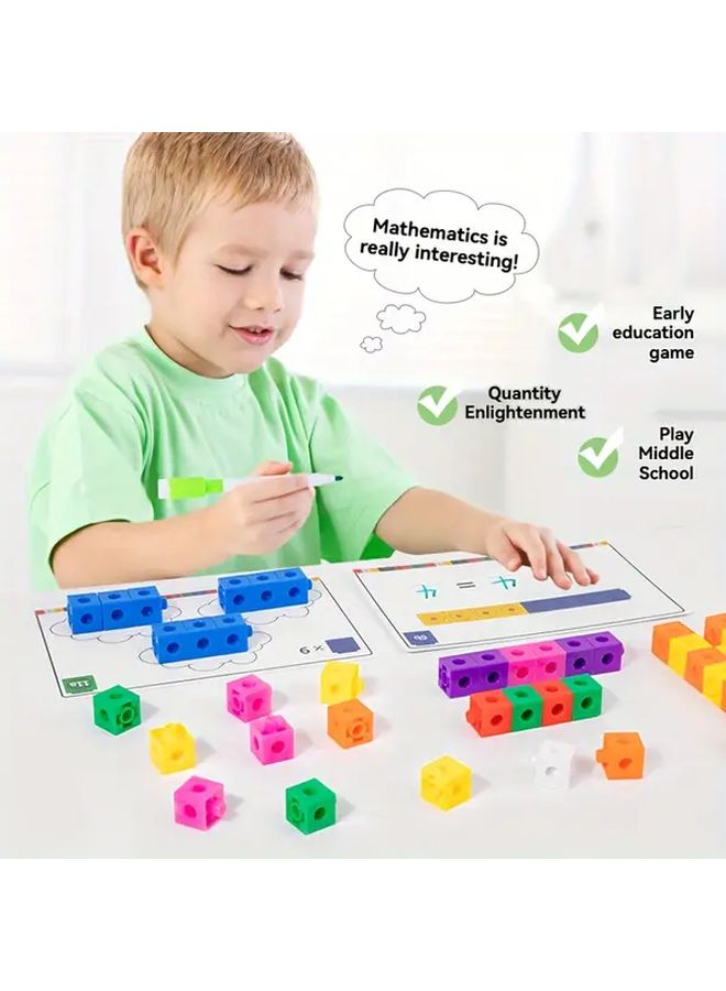 100pcs Magic Cube Building Blocks Set Develops Logic Problem Solving Skills Hand Eye Coordination Educational Toy - Image 4