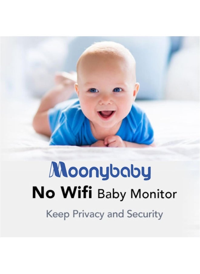 MoonyBaby 4.3 Inches Large LCD Video Baby Monitor with Power Saving/Vox (Voice Activation) Auto Night Vision, Temperature Monitoring, 2-Way Talkback (MANUALLY Rotated Camera) - pzsku/Z6A13E55039723CC0AC73Z/45/_/1738048090/e43a4d49-ce46-48a9-a3f3-81fa3d112427