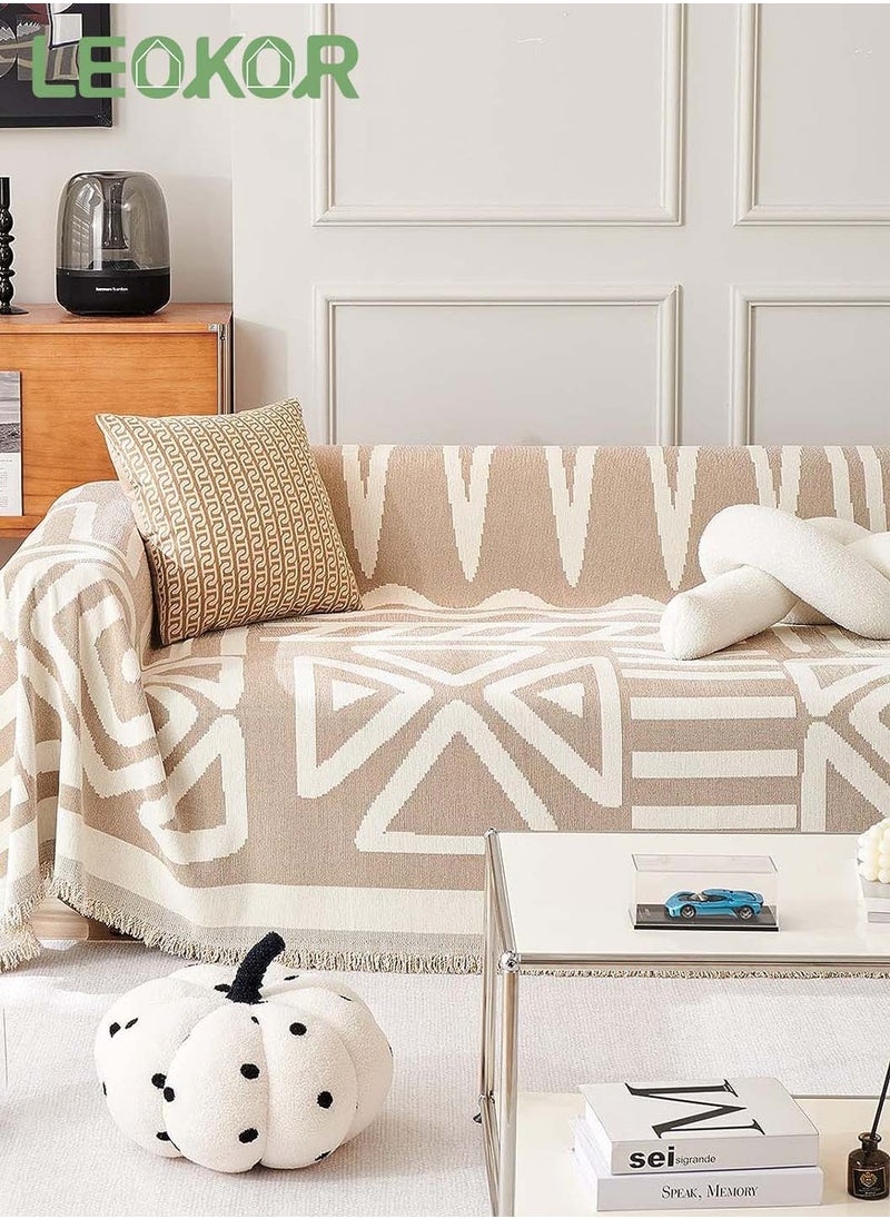 3 Seat Sofa Slipcover Pets Protector Furniture Covers Soft Four Seasons Universal Sofa Slipcovers All-Inclusive Sofa Cover 180*300CM