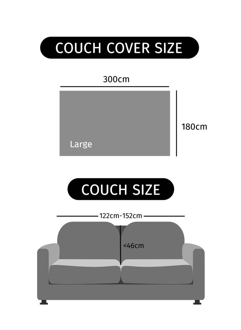 3 Seat Sofa Slipcover Pets Protector Furniture Covers Soft Four Seasons Universal Sofa Slipcovers All-Inclusive Sofa Cover 180*300CM
