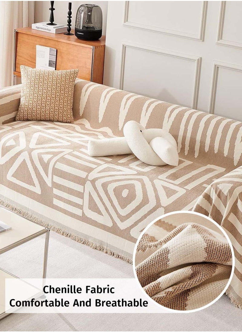 3 Seat Sofa Slipcover Pets Protector Furniture Covers Soft Four Seasons Universal Sofa Slipcovers All-Inclusive Sofa Cover 180*300CM