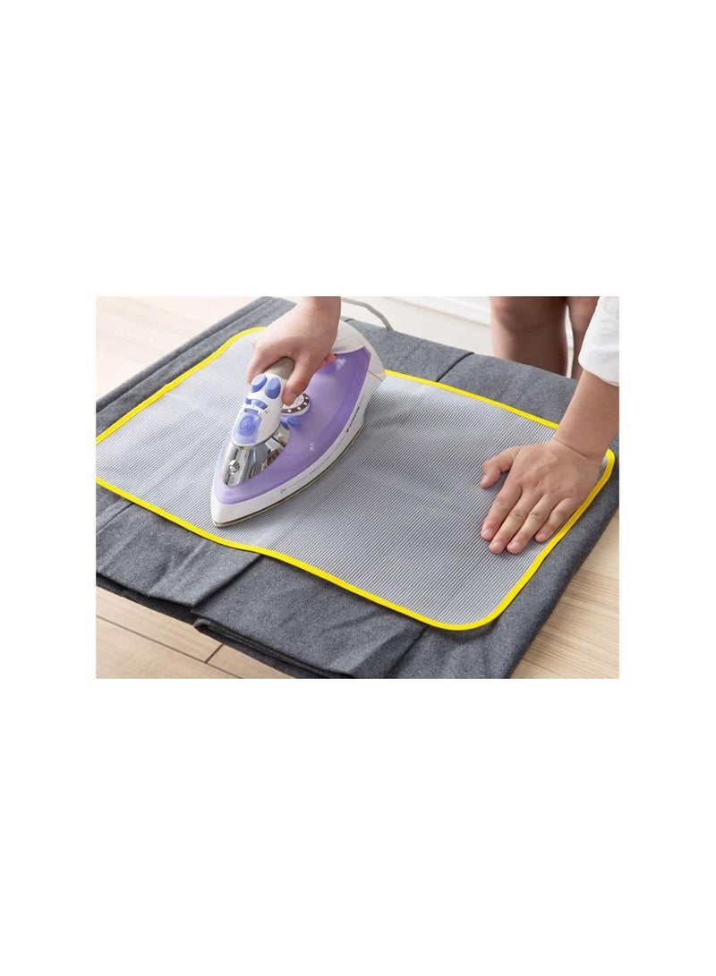 1pc Cloth Protective Press Mesh Insulation Ironing Board Mat Cover Against Pressing Pad Mini Iron Random Colors (35X50cm)  - Image 2