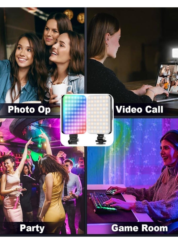 SOGAR SHAMO ضوء سيلفي محمول مغناطيسي، أضواء ملء هاتف قابلة لإعادة الشحن RGB، ضوء حلقي للكاميرا، صور المكياج، مؤتمرات الفيديو، استخدام الكمبيوتر المحمول، اجتماعات Zoom، TikTok، تصوير الفيديو - Image 5