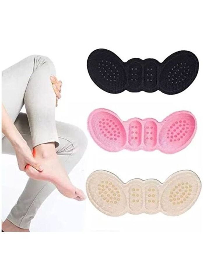 Self-adhesive Heel Pads Big Shoe Inserts Heel Protectors for Women and Men 2pcs Random Colors - Image 1