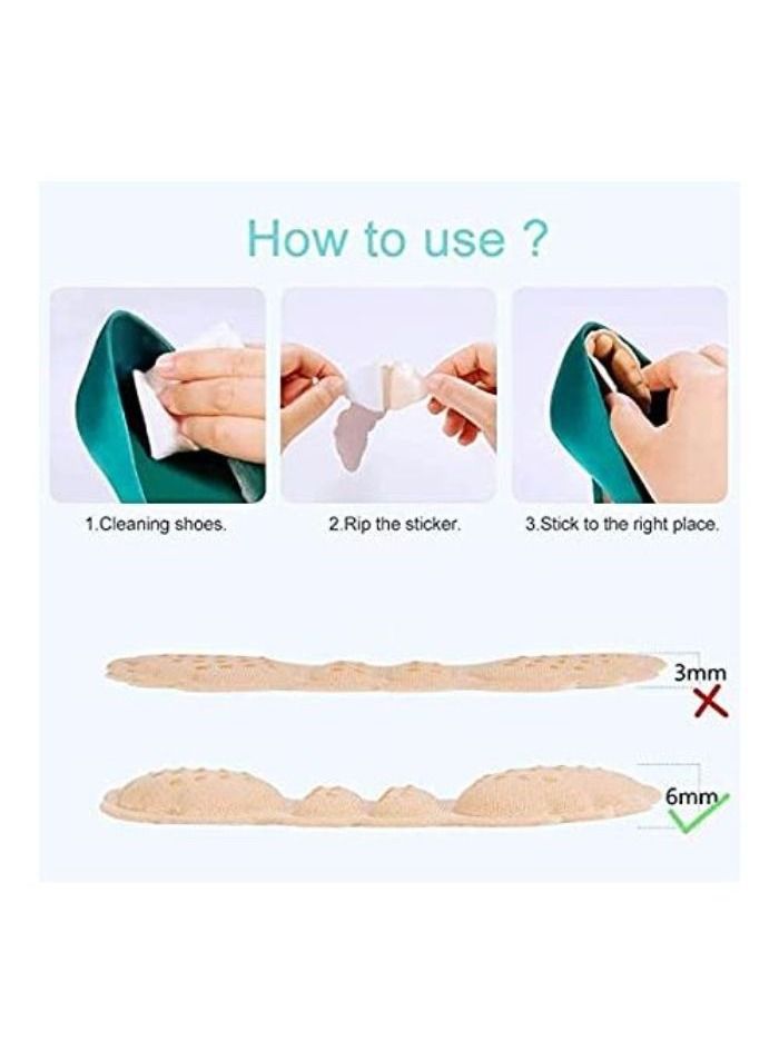 Self-adhesive Heel Pads Big Shoe Inserts Heel Protectors for Women and Men 2pcs Random Colors - Image 4