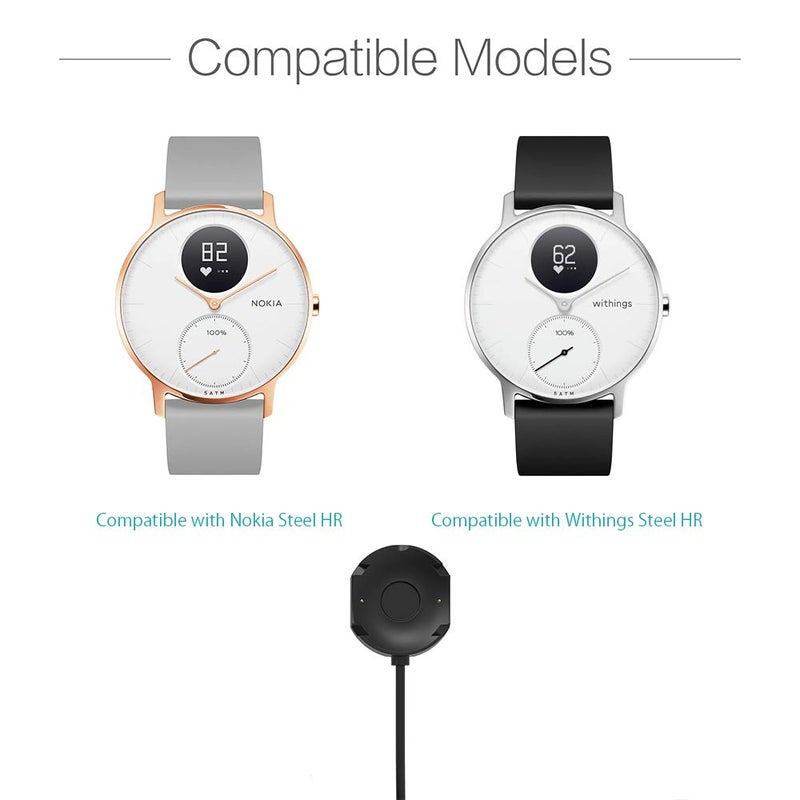 TUSITA شاحن TUSITA متوافق مع Withings Steel HR | Nokia Steel HR - 1M - Image 5