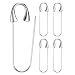 M METERXITY 5Pack Large Safety Pin 193 in49mm Zinc Alloy Heavy Brooch Pin for Sewing ClothesCostumeSkirts GarmentsCraft Supplies Decorative Safety Pins Silver Tone - Image 2