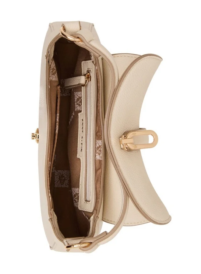 Anne Klein  Anne Klein Akh6089 Cream Women's Shoulder Bag for Women | Best Price UAE
