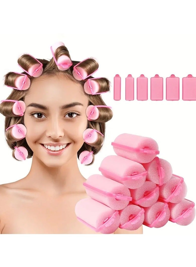 TRADERPLUS Pack Of 42 Foam Curling Rollers Rods Multicolour Blue round - Image 2