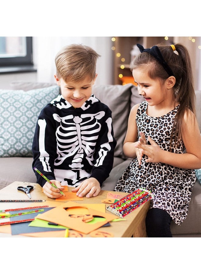 GMAOPHY 100 Pcs Halloween Pencil Assortment With Eraser Colorful Wood Pencils In Halloween Design Halloween Party Favors For Kids Trick Or Treat Halloween Goodies Bags Filler Game Prizes Classroom Reward - Image 5