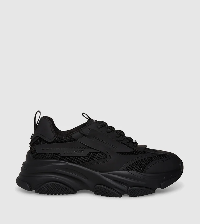 Steve Madden Possess Black Men's Low-Top Sneakers