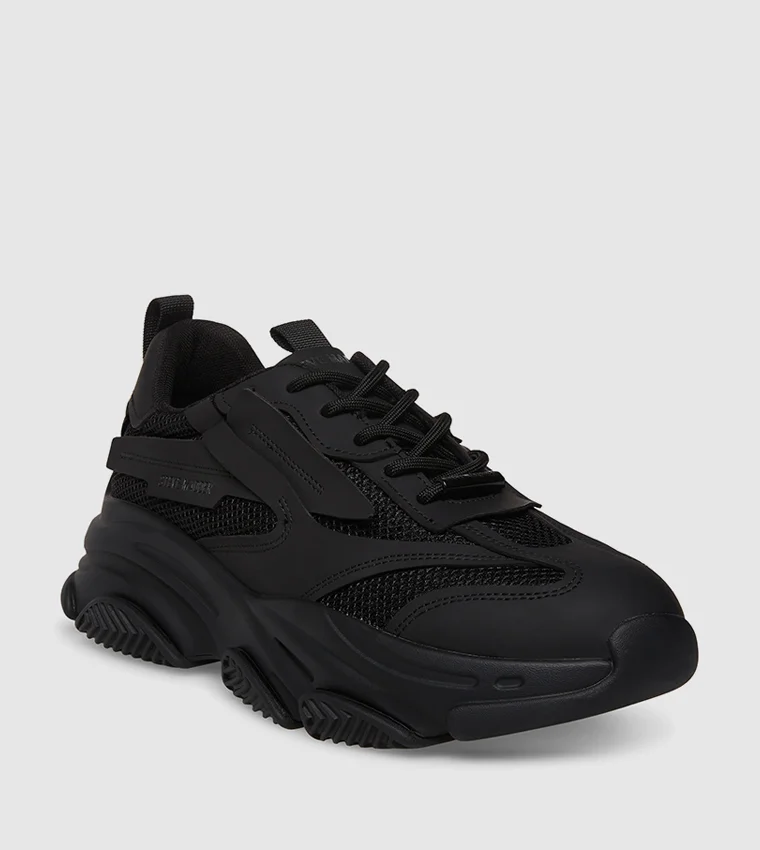 Steve Madden Possess Black Men's Low-Top Sneakers