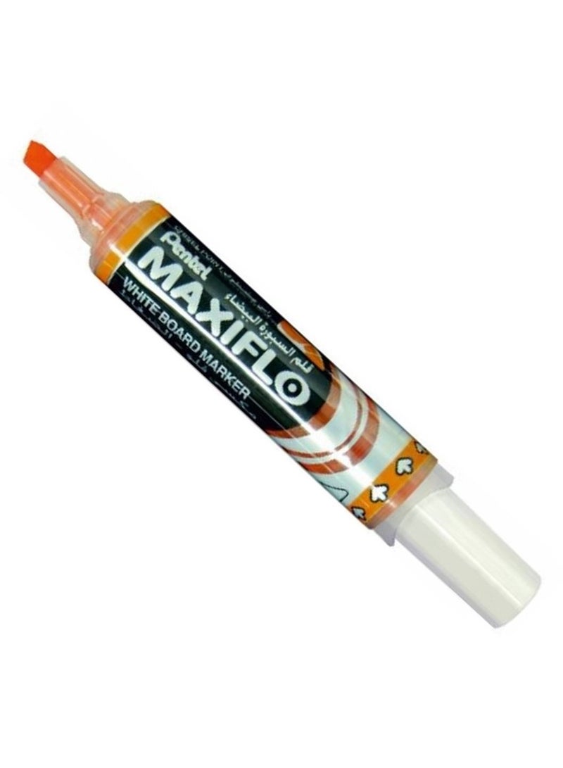 Pentel 4-Piece Maxiflo White Board Marker Orange Ink - Image 2