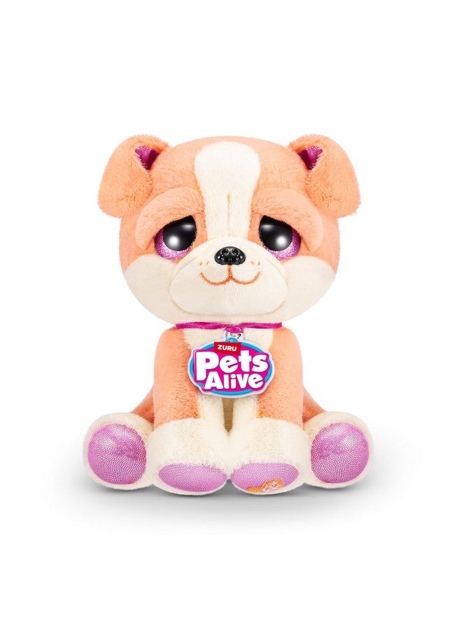 Pets Alive Pets Alive Pet Shop Surprise S3 Puppy Rescue (Bull Dog) by ZURU Surprise Puppy Plush, Ultra Soft Plushies, Compound Surprises Inside, Interactive Toy Pets, Electronic Speak and Repeat  - Image 3
