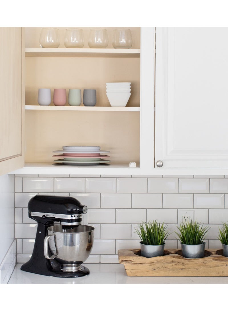 ezpz Mini Mat - Baby Plate, Kids Plate, Baby Led Weaning Silicone Plates For Babies - Pink - Image 3