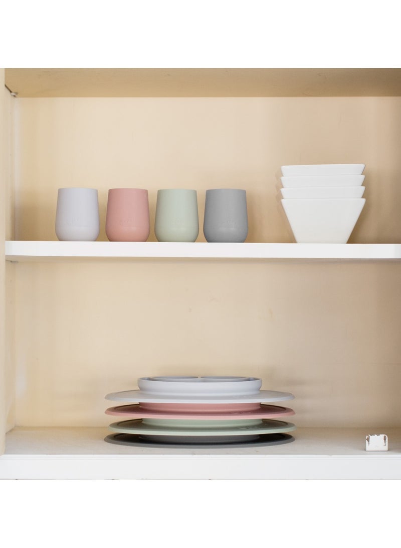 ezpz Mini Mat - Baby Plate, Kids Plate, Baby Led Weaning Silicone Plates For Babies - Pink - Image 5