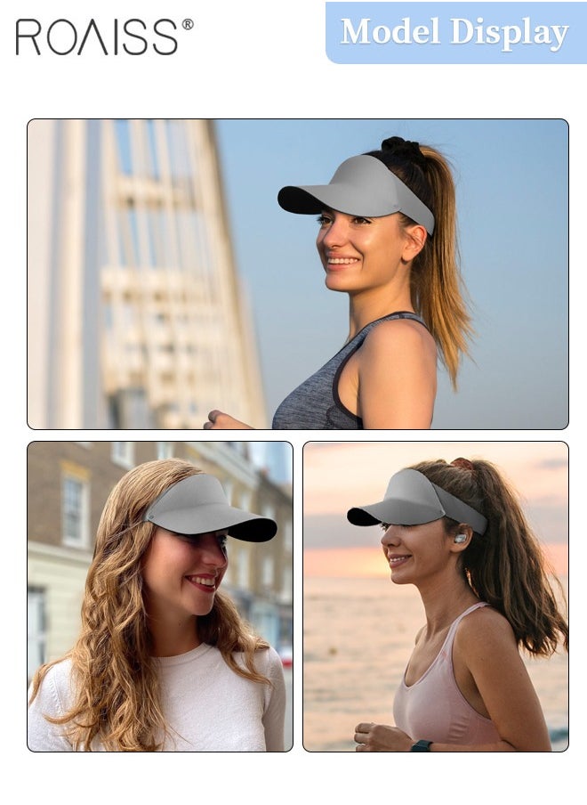 Women's Anti-UV Empty Top Sun Hat, Rollable Empty Top UPF50+ Sun Protection Outdoor Sports Cycling Beach Sun Cap Adjustable Size - pzsku/Z6A1477E72A03E26847ACZ/45/_/1720774652/d9d5e3e8-6e84-4d78-a13d-d38e46d221b9