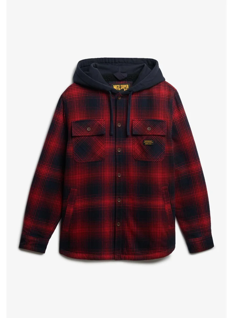 سوبر دراي Surplus Hooded Check Shirt