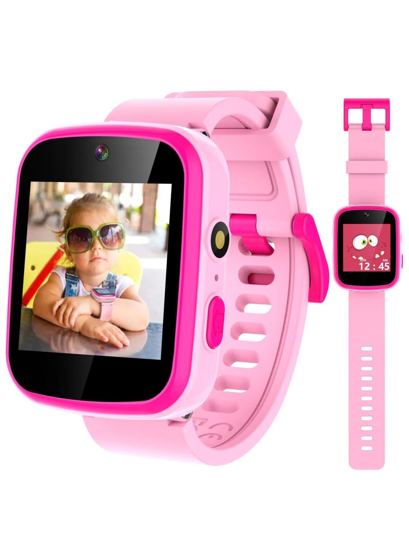 FARROBIZZ Vakzovy Kids Smart Watch Girls, Gifts For 3-10 Year Old Girls Dual Camera Touchscreen Smart Watch For Kids With Music Player, Educational Toys Toddles Birthday Gift For Girls Ages 6 7 8  - Image 1