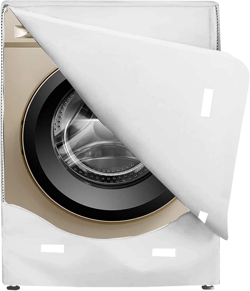 STARTWO Covolo Washer/Dryer Cover,Washine Machine Cover for Waterproof and dustproof thickening Front-Loading Machine (silver) - Image 2