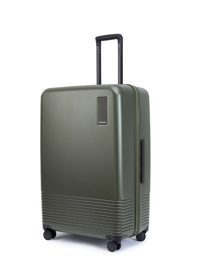 موكوبارا للتجارة ذ.م.م حقيبة سفر كبيرة من البولي كربونات ماكرولون ألماني بلون أخضر عشبي - Image 1