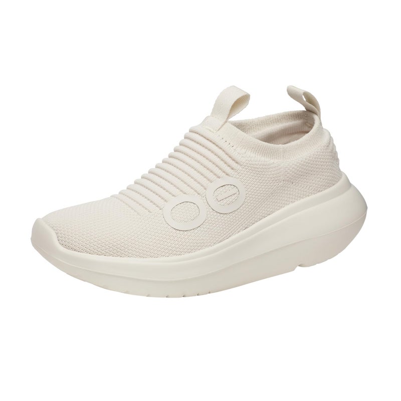 OOFOS OOmy Zen Recovery Shoe, Chalk - Womenâ€™s Size 8.5 - Image 1
