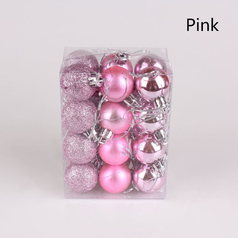 selling colorful Christmas ball glossy ball Christmas tree decorative ball handmade diy material jewelry accessories - Image 1