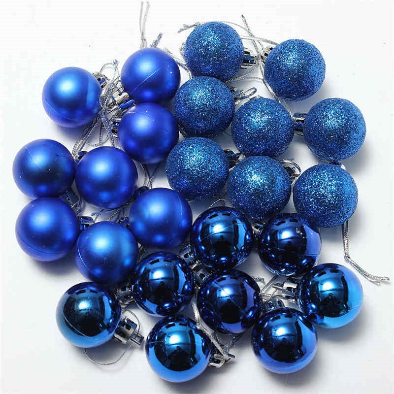 selling colorful Christmas ball glossy ball Christmas tree decorative ball handmade diy material jewelry accessories - Image 3