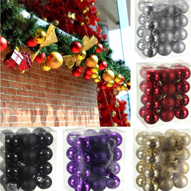 selling colorful Christmas ball glossy ball Christmas tree decorative ball handmade diy material jewelry accessories - Image 4