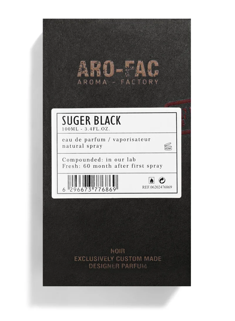 AMD Perfumes  Aro Fac Suger Black By AMD Perfumes Men and Women Fragrance EDP 100ml  | Best Price UAE