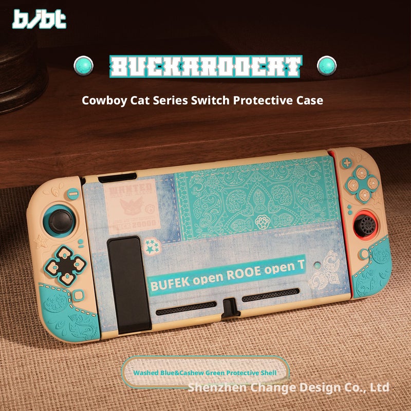 Nintendo Switch 2/Switch OLED/Switch Protective Case - BuckrooCat