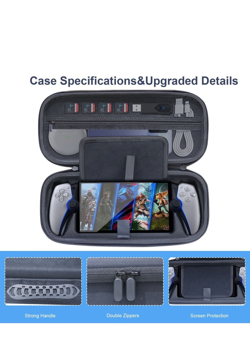 Generic - Carrying Case For Ps5 Portal Handheld Storage Bag Protective Hard Portable Travel Case With Pockets For Accessories And Games - Image 1
