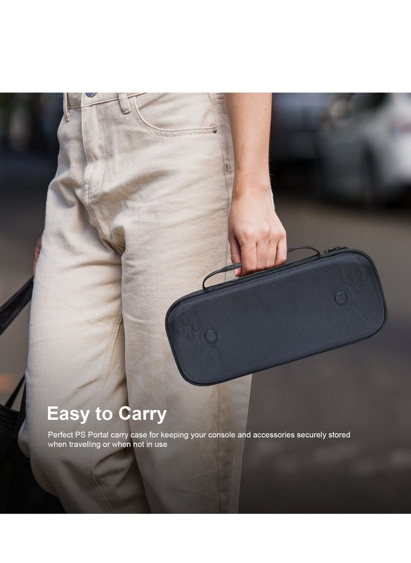 Generic - Carrying Case For Ps5 Portal Handheld Storage Bag Protective Hard Portable Travel Case With Pockets For Accessories And Games - Image 1