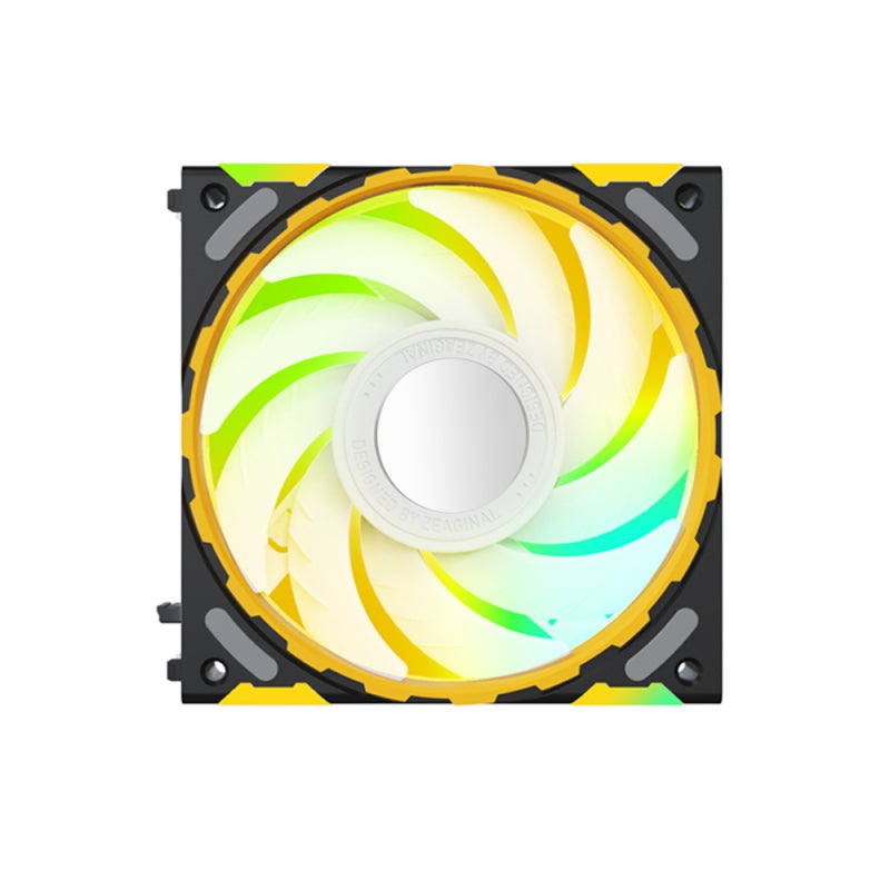 120mm Computer Case Fan: 4PIN PWM Automatic Speed Control - HDB Bearing Silent Operation ARGB Computer Case Cooling Fan for Gaming Heavy Computing PC Systems - Image 1