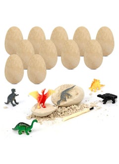 MAGIC VAULT Dinosaur Eggs Dig Kit 12 Pack Discover Different Dinos Archaeology And Paleontology Toy Dino Egg Excavation Stem Toys For Boys Girls Kids Gift  - Image 3