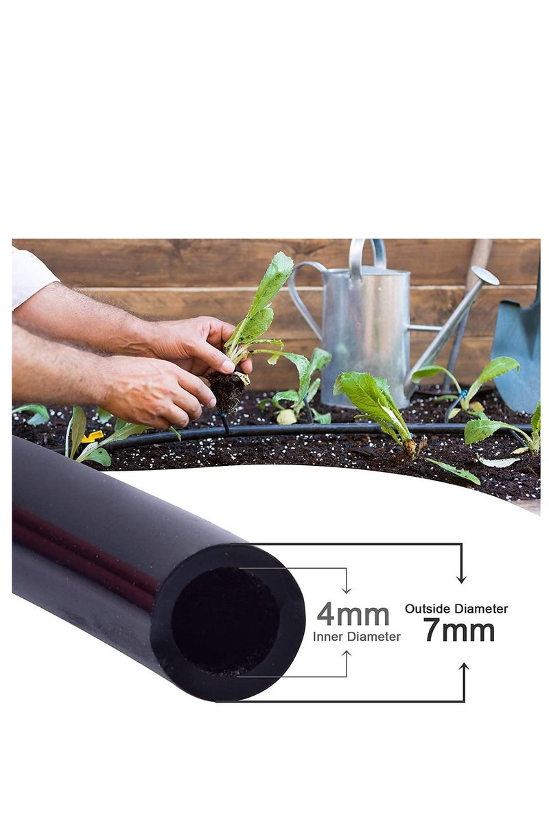 كن واحدًا 50M الري أنابيب خرطوم أنابيب 4 / 7mm نظام الري بالتنقيط ، DIY توفير المياه التلقائي حديقة الدفيئة الري رش مجموعات الري الذاتي - Image 4