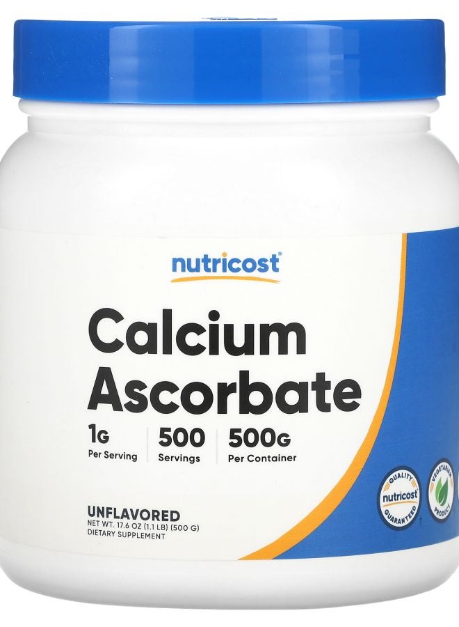 Nutricost Calcium Ascorbate Unflavored 17.6 oz (500 g)