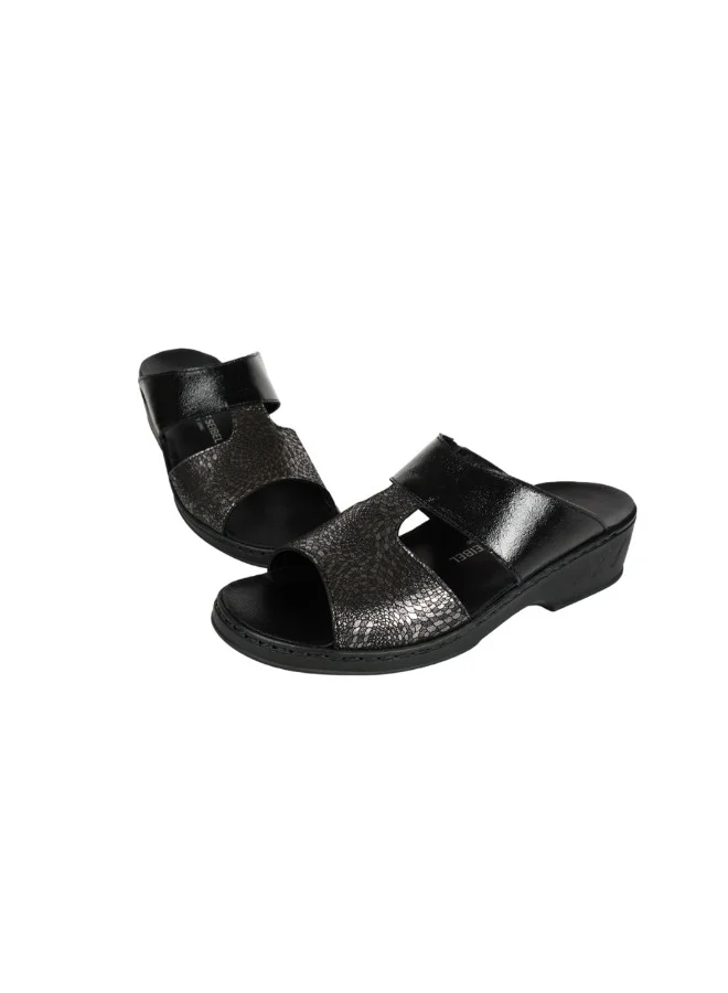 Josef Seibel 071-2223 Josef Seibel Ladies Comfort Sandals 08866 Black / Platin