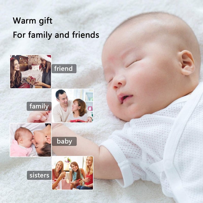 Baby Handprint and Footprint Kit, Newborn Memory Art Photo Frame, Baby Hand Foot Print Keepsake Set, Nursery Decor Gift for New Parents - Image 3