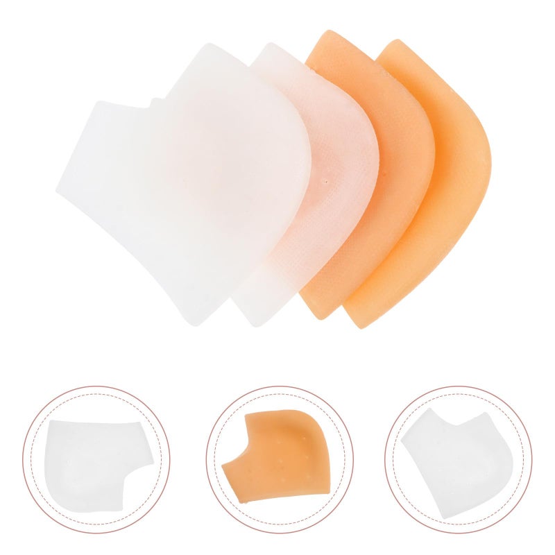 5 Pairs Heel Cushions For Cracked Heels Relief Plantar Fasciitis Support Outdoor - Image 5