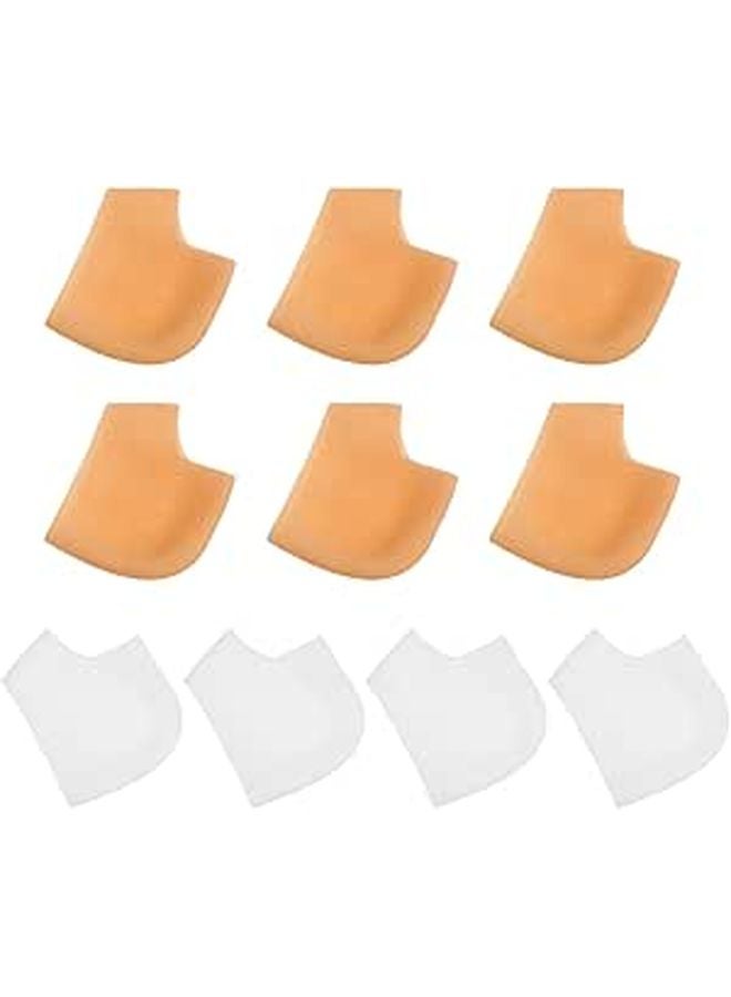 5 Pairs Heel Cushions For Cracked Heels Relief Plantar Fasciitis Support Outdoor - Image 1