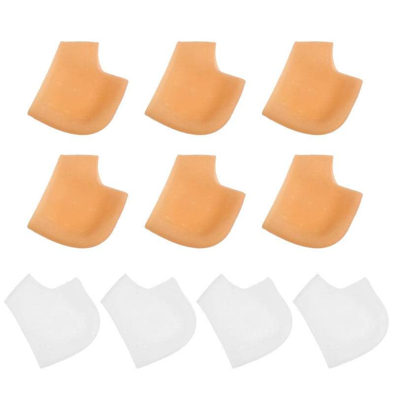 5 Pairs Heel Cushions For Cracked Heels Relief Plantar Fasciitis Support Outdoor - Image 2