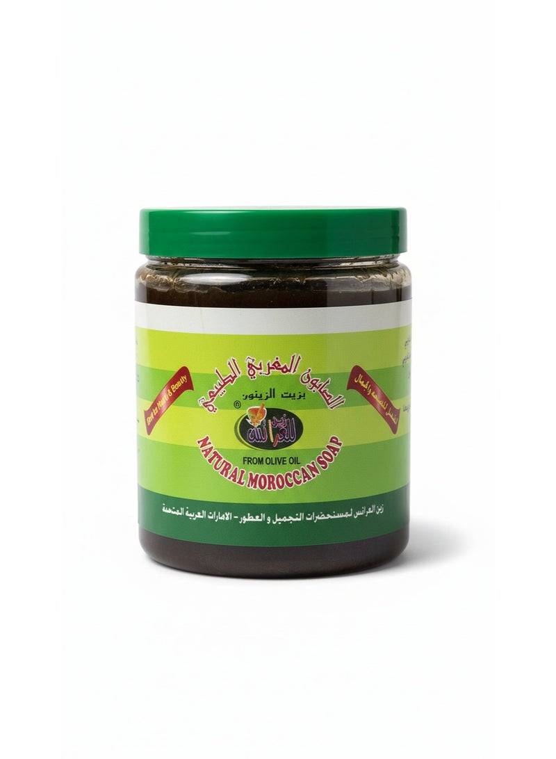 Zein Lilaraiss Zein Ularaisse Natural Moroccan Soap 1000g – Olive Oil Soap with Exfoliating Gloves Included - Image 2