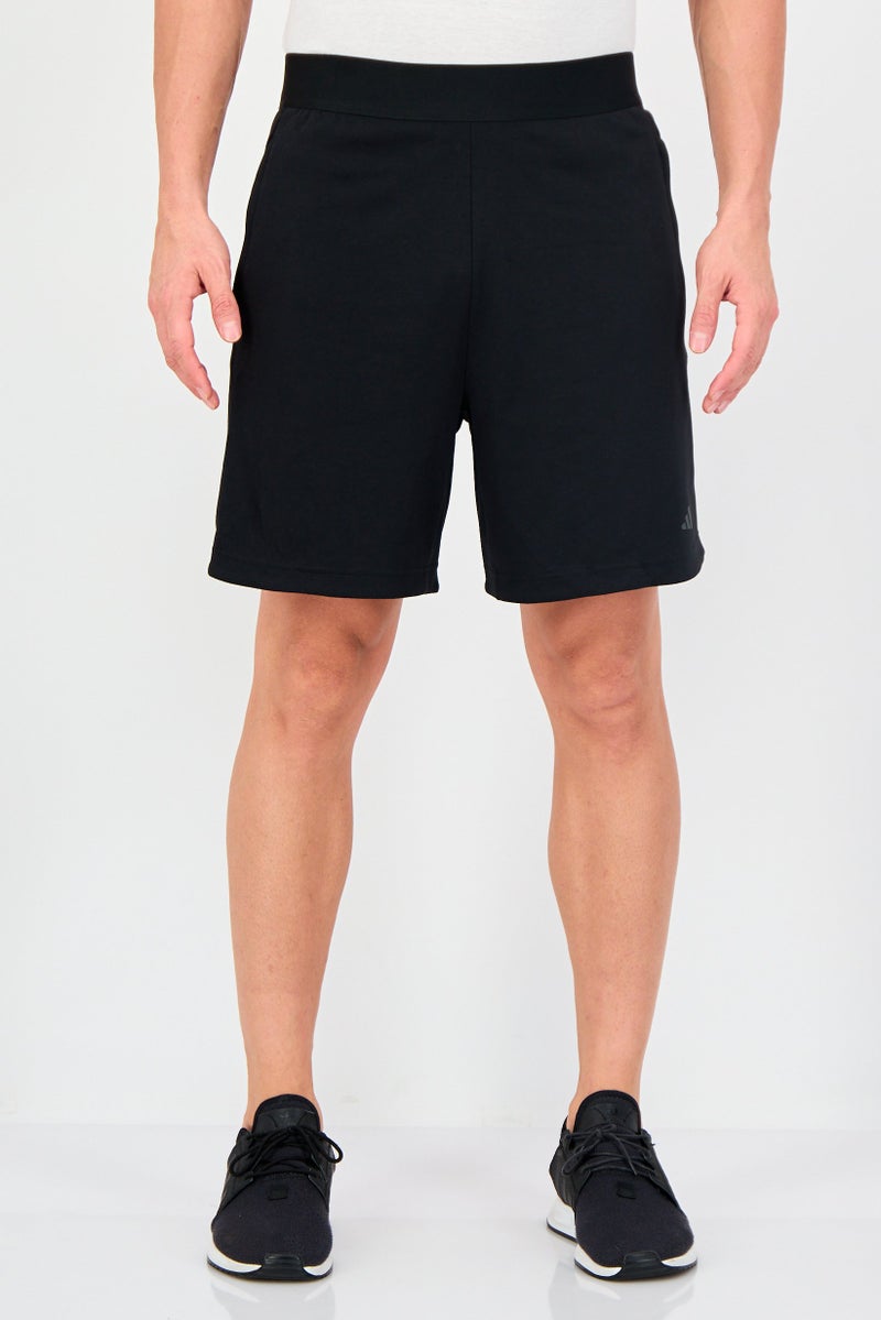 Adidas Men Sportswear Fit 7 Inseam Yoga Shorts, Black - Image 1