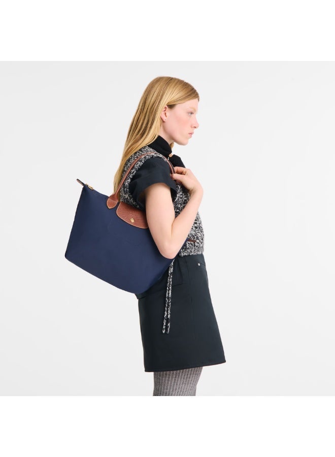لونج شامب Longchamp Women's Medium Handbags, Tote Bags, Shoulder Bags, Navy Blue Classic Style (باللغة الإنجليزية) - Image 2