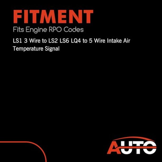 AUTO OCCASION MAF Sensors Mass Air Flow Sensors Extension Plug Connector Adapter with LS1 3 Wire to LS2 LS6 LQ4 to 5 Wire Intake Air Temperature Signal - Image 3