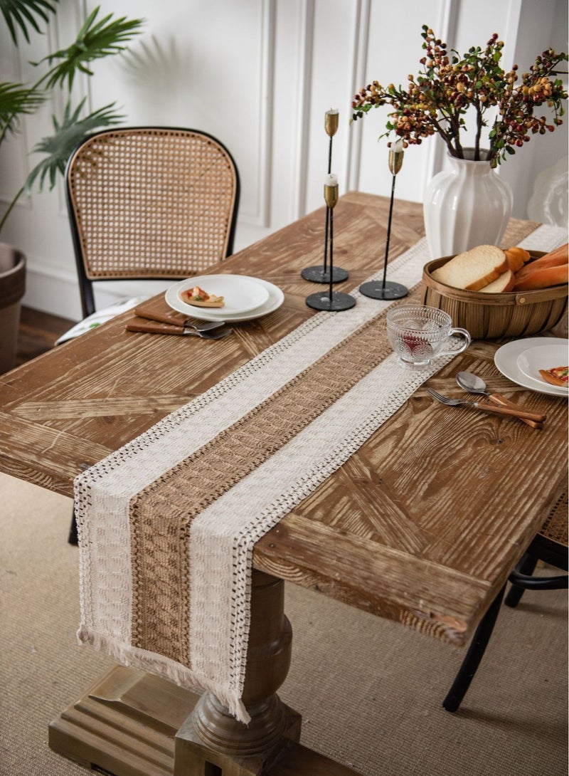 Bohemian Table Runner for Home Decoration, Restaurant decoration, Holiday decoration  30 * 183CM  - Image 1
