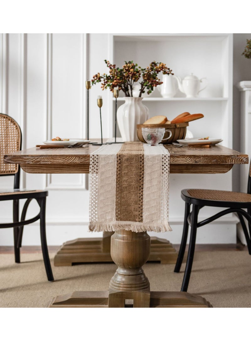 Bohemian Table Runner for Home Decoration, Restaurant decoration, Holiday decoration  30 * 183CM  - Image 2