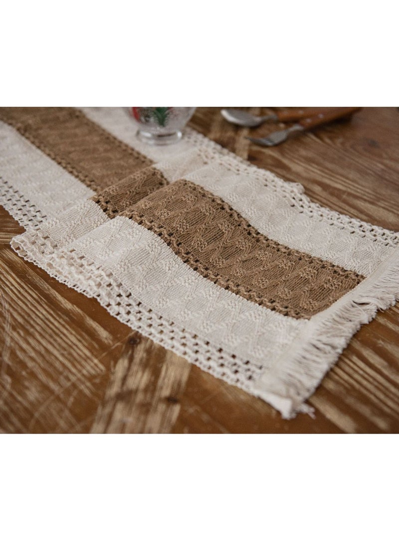 Bohemian Table Runner for Home Decoration, Restaurant decoration, Holiday decoration  30 * 183CM  - Image 4